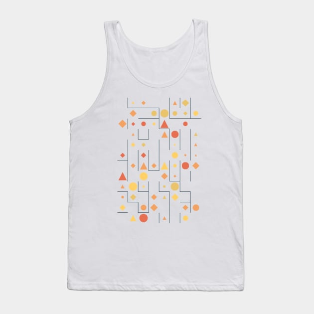 Amazing Geometric Animated Shape Pattern #7 Tank Top by Trendy-Now